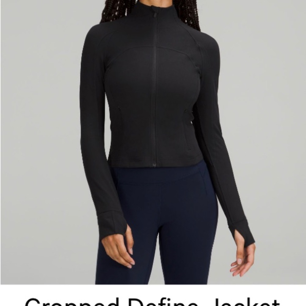 COPY - Lululemon cropped nulu jacket